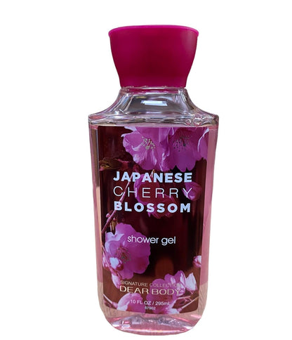 My Dear Body Japanese Cherry Blossom Shower Gel, Body Splash, Body Cream and Body Lotion Sweet Fresh Scent Keep Fresh Body Washes 4 in 1 Signature Collection Body Luxuries