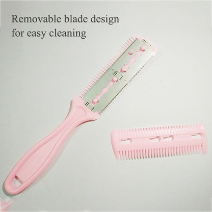 New Arrival Hair Cut Styling Barber Scissor Razor Magic Blade Comb Hairdressing Tool Kit 1PCS Top Quality Double-Sided Knife Hair Scissors