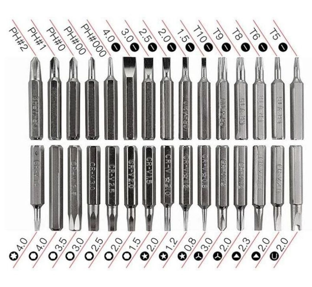 32 in 1 Multi-function screwdriver repair Phone repair tools Screwdriver Set