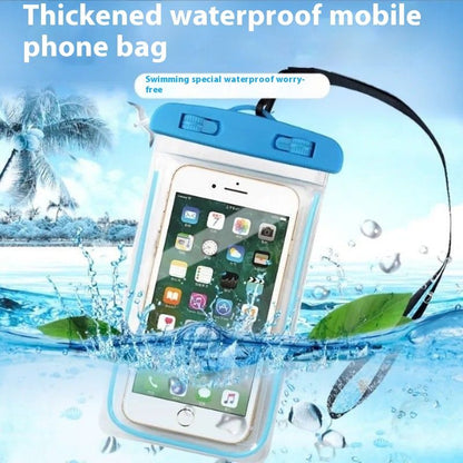 FRANK Waterproof Mobile Phone Cases Transparent Phone Underwater Storage Bag Swimming Diving Protective Swimming Bags Waterproof Phone Case Water proof Bag Mobile Phone Pouch PV Cover