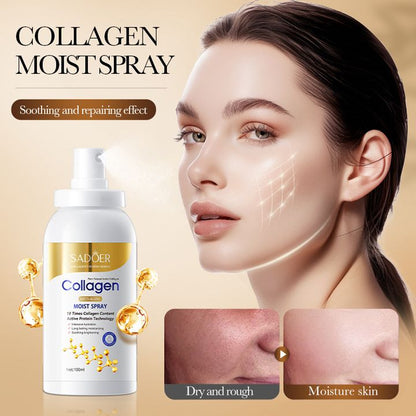Collagen Moisturizing Spray, Anti-Wrinkle Hydrating Toner Spray Accurate Hydration Rapid Penetration Mist Spray Face
