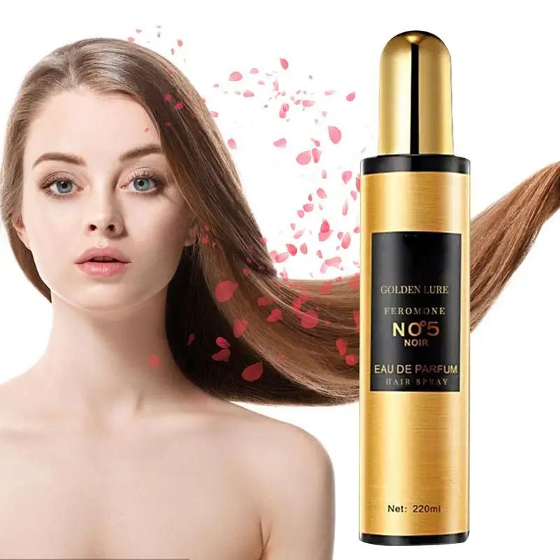 3 in 1 L'Uodais Hair Repair Oil Serum + NO°5 Noir + Curl Keeper Spray Smoothing Damaged Hair Treatment & Scalp Care Product Hair Fragrance Spray For Women
