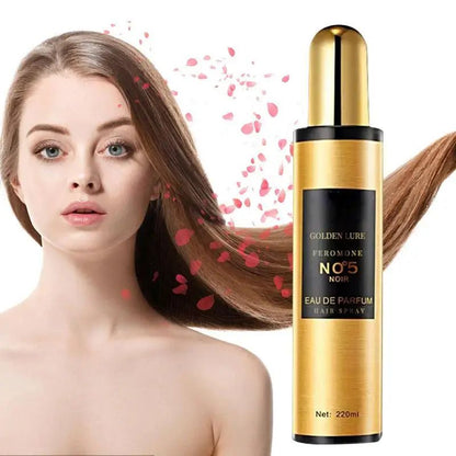 3 in 1 L'Uodais Hair Repair Oil Serum + NO°5 Noir + Curl Keeper Spray Smoothing Damaged Hair Treatment & Scalp Care Product Hair Fragrance Spray For Women