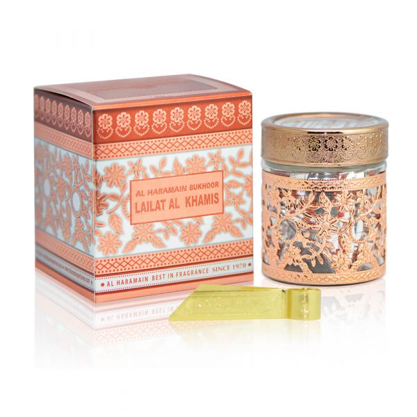 Bukhoor Lailat Al Khamis Incense 100gms By Al Haramain Pefumes