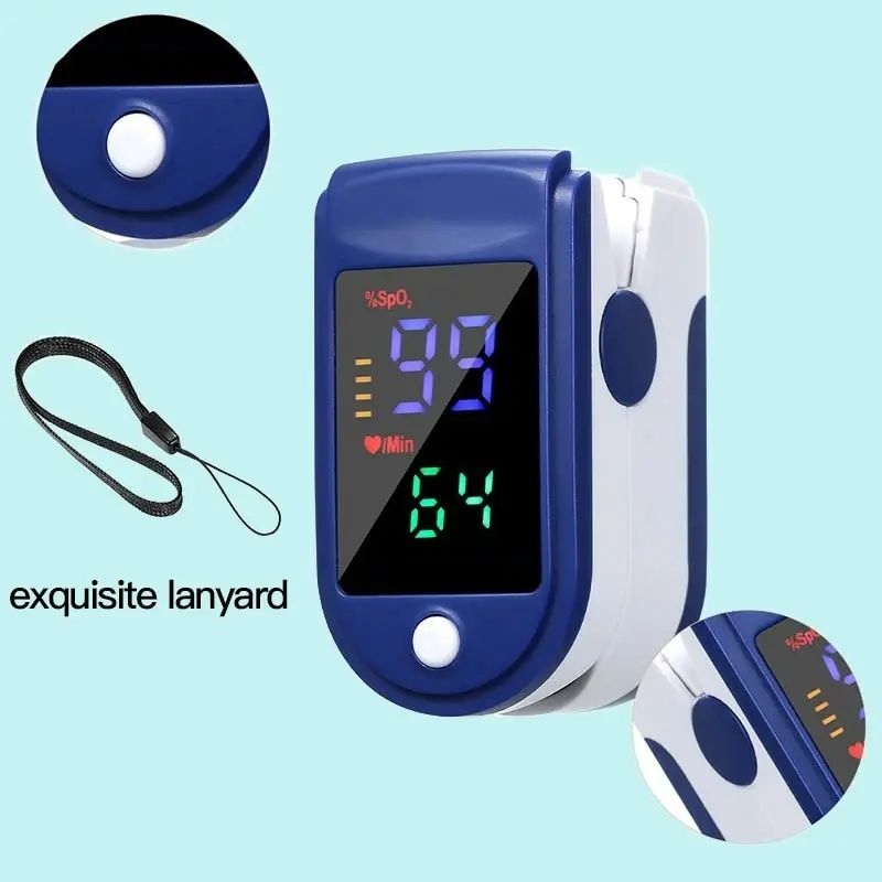 Finger Clip Oximeter Home Use Led Oximeter Home Use Meter Portable Visual Finger Clip Oximeter Saturation Mete