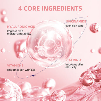 4in 1 Face serum with Niacinamide (5%) Hyaluronic Acid (10%) Vitamin C (30%) Vitamin E (10%) -30ml