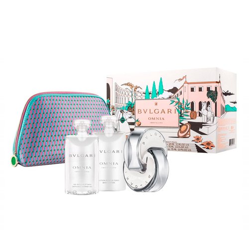 Bvlgari Omnia Crystalline EDT For Women 3 Piece Gift Set with BL&SG