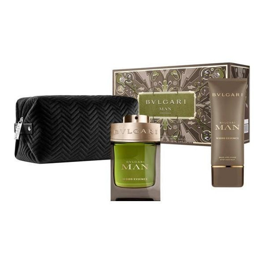 Bvlgari Wood Essence EDP 3 Piece Gift Set For Men