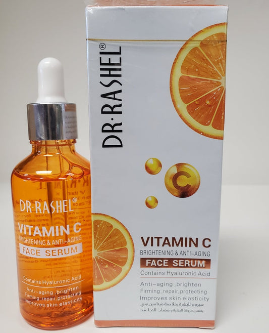 Dr. Rashel Vitamin C Brightening & Anti-Aging Face Serum with Hyaluronic Acid Firming, Repair Collagen
