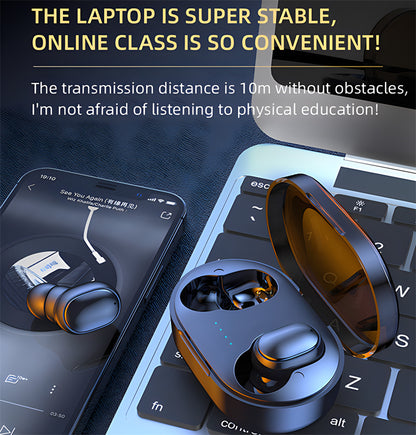 RichRipple A6S Plus Bluetooth Earphone TWS Sports Earbuds Touch Mini Wireless Bluetooth Earpods 5.0 Touch Earphone