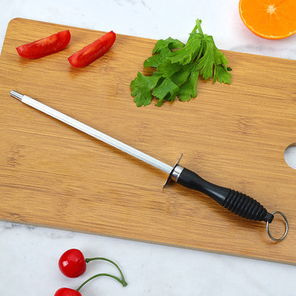 6PCS/Set Knife Cutting Board Set Kitchen Knife Scissors Fruit Knife Household Bamboo Cutting Board Knife sharpener Kitchen Tools Kitchen Gift