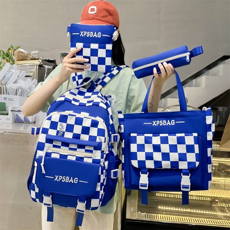 4 PCS/Sets Handbags Backpacks Women Bags School Bags Ladies Bags Bookbags Laptop Bags Satchels
