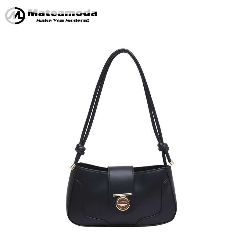 Mateamoda Elegant Two-Tone Shoulder Bag Underarm Handbag Crossbody Bag