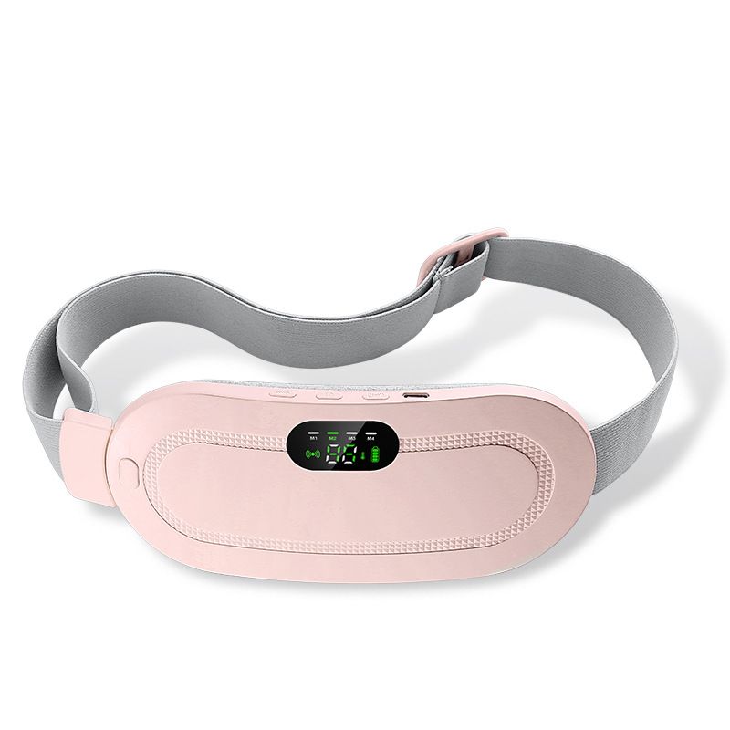Charging digital display heating warm palace belt portable female menstruation artifact menstrual vibration hot compress warm palace treasure
