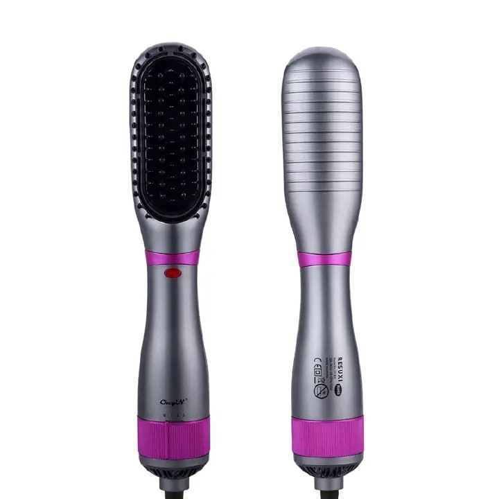 Hair Dryer Brush 350W Hair Brush Low Noise 180 ℃ 3 Speed Anti Scald Design Negative Ion Hair Styling Tools Multifunctional Electric Hot Air Blow Combs Tourmaline Ceramic Hair Dry Brush