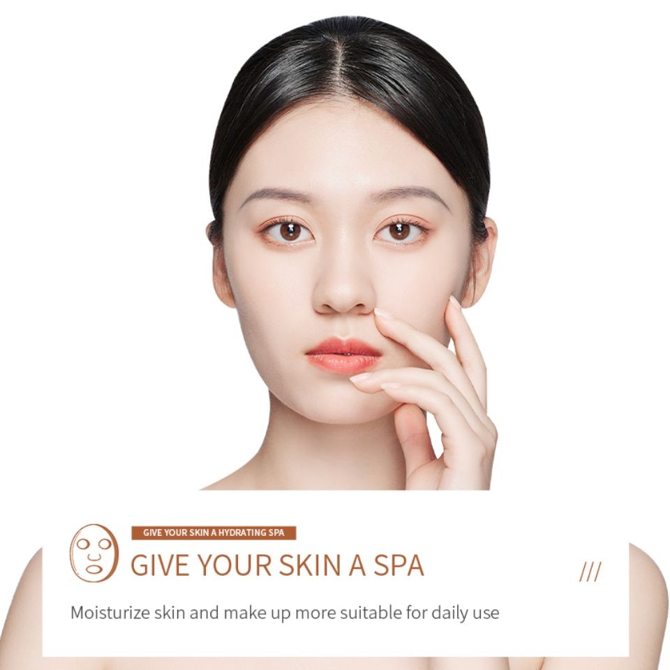 10 PIECES Sadoer Coffee Facial Mask Sheets Moisturizing, Deep Repair Cleansing Natural Coffee Extracts Essence Face Masks