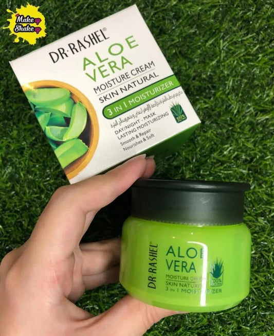 Dr. Rashel Aloe Vera Moisture Cream 3 in 1 Moisturizer - Day/Night Mask, Moisturizing, Smooth & Repair