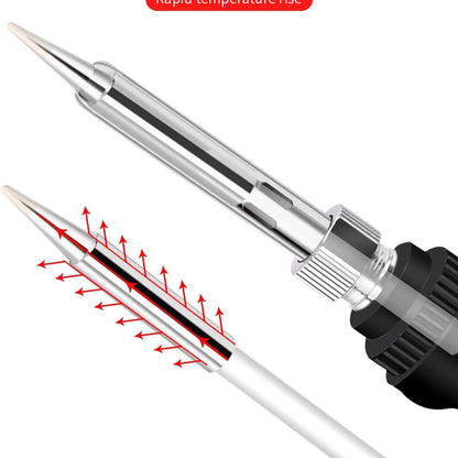 Adjustable Temperature Electric Soldering Iron V V 60W 80W Welding Solder Heating Nib Repair Tool