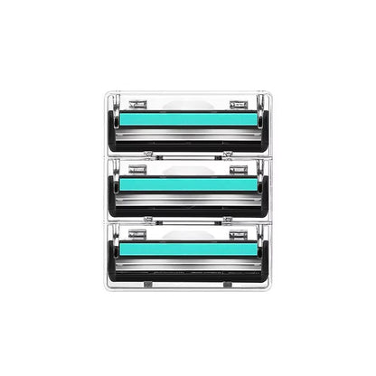 2-layer Blade Shaver for Men Reusable Safety Manual Razors 12 head universal Anti-Slip Handle Replacement Blades Shaving Bathing Travel factory price Kenya in stock12 blade heads for free