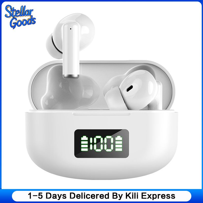Bluetooth Earphone Super Long Battery Life Waterproof Noise Reduction Earbuds Digital Display Douch 5.3 TWS In-Ear Earpods Sports Binaural Stereo Wireless Earphones For Android & IOS Smart Phones