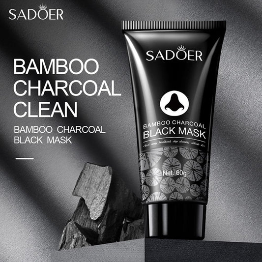 Bamboo Charcoal Blackhead Absorbing Nose Mask Stickers, SADOER T-zone Care Nose Stickers, 60g