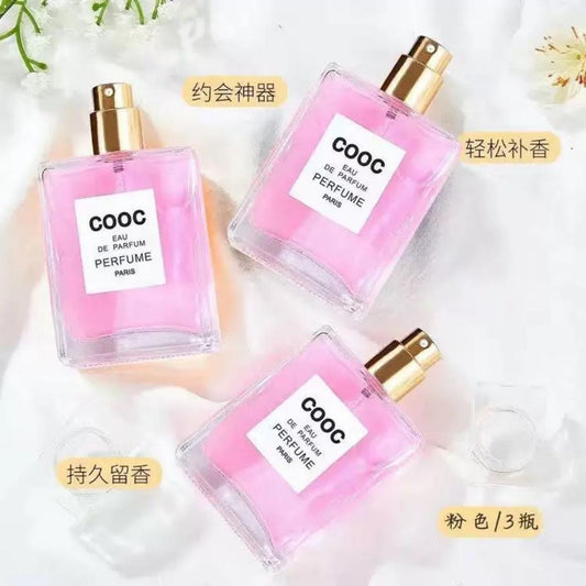 🔥!50mlCOOC/Fragrance Spray Refreshing And Long Lasting Gardenia/Jasmine/ Rose Fragrance, Eau De Toilette Spray For Women, Floral Perfume For Dating And Daily Life, An Ideal Gift For Her Pink