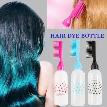 1 Piece Hair Dye Applicator Bottles with Brush for Hair Oil Spray Bottle For Hair Dyeing Shampoo Hairdressing Coloring Tools