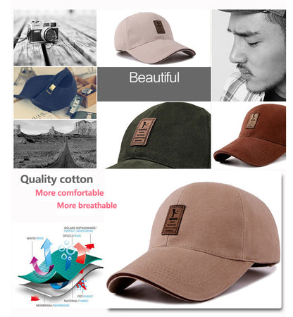 2025 New Brand Autumn And Winter Baseball Cap Men And Women Cotton Snapback Bone Dad Hat