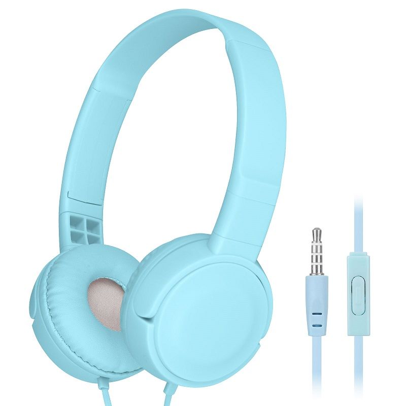 Kids Headphones, LEDream Adjustable On-Ear Wired Headsets Earphones with Mic for Children Boys Girls Cell Phones