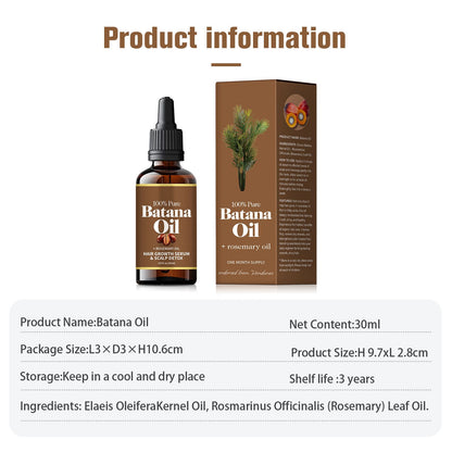 Batana Hair Growth Oil Promotes Hair Wellness Essence Oil Batana Hair Strengthening Oil Moisturizing Hair Thickness hair Oil