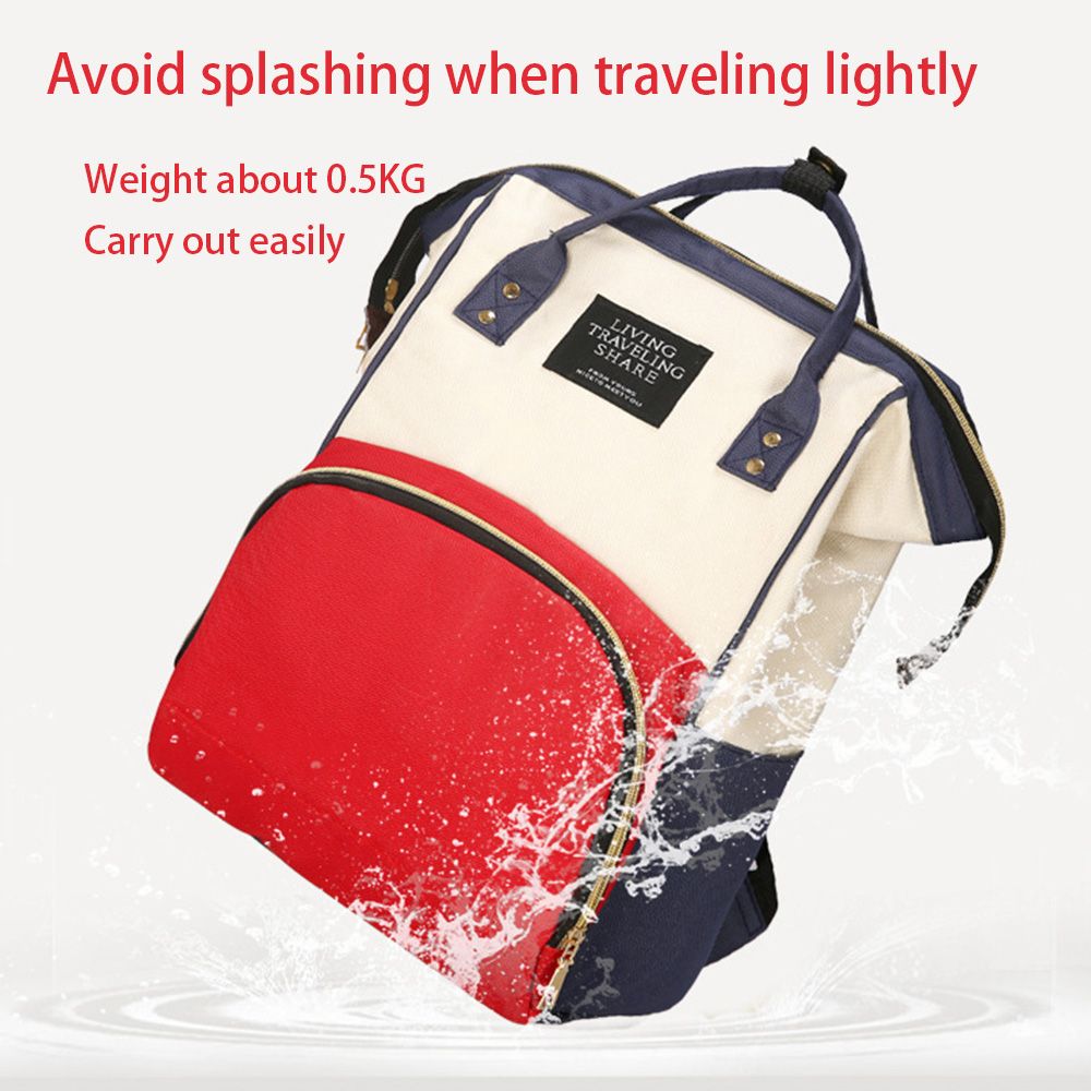 Mommy bag, new handheld backpack, insulated outdoor backpack, large capacity multifunctional mother and baby bag