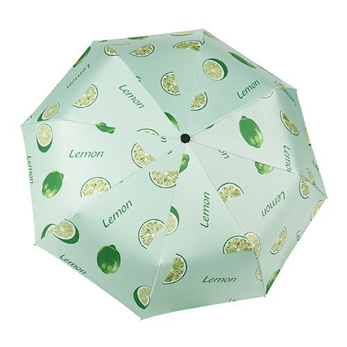 Cute Female Umbrella Fresh Fruit Umbrella Student Folding UV Protection Sun Sunshade Female Sunny and Rainy Dual Use Sun Umbrella Folding Wholesale