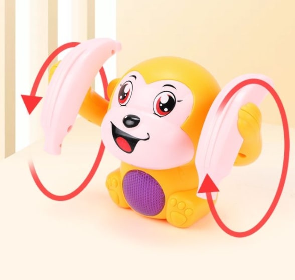 Children's boy Dolls Lovely Soft LED Colorful Glowing toy monkey Stuffed Plush Toy Gifts For Birthday girl baby toys Fast delivery within 1-5 days