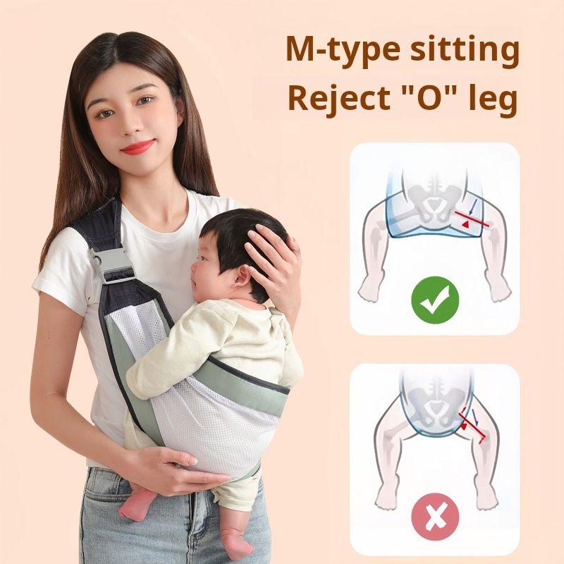 Baby Backpack Lightweight Baby Hug Artifact Front Hug Baby Strap Multifunctional Simple Strap for Newborns Baby Strap Baby Backpack Baby Hug Artifact Summer