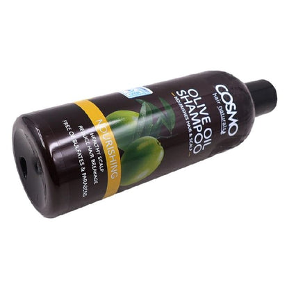 Cosmo Nourishing Olive Oil Shampoo - 480 ML - Hair Care Enriched With Olive Oil That Effectively Nourishes and Conditions Your Hair and Scalp Hair Care Shampoo