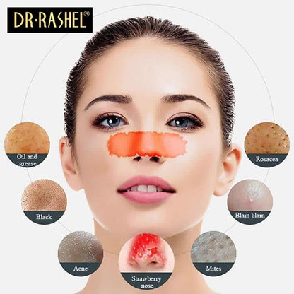Dr. Rashel Black Mask Collagen & Charcoal Peel Off Facial Mask Remove Blackheads Deep Cleansing Tighten Pores Face Mask