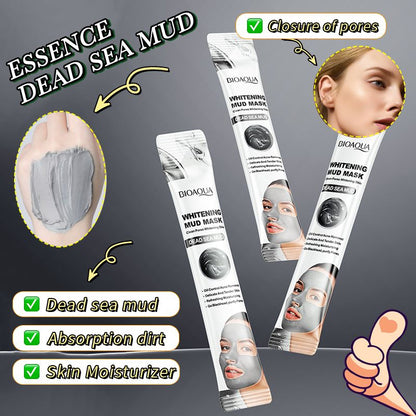 7pcs BIOAQUA Deep Mineral Dead Sea Facial Mask Sheet Moisture Mud Mask Face Care Skin Care Set Acne Sunscreen Pores Moisturizing Oil-control Anti-aging Replenishment Facia Product