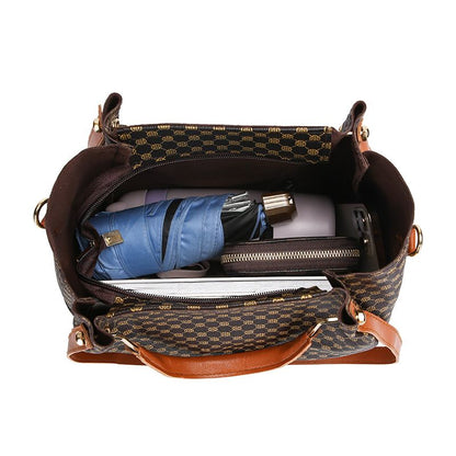 4pcs Women's handbag crossbody bag wallet card bag set