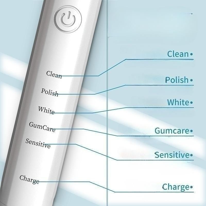 Smart electric toothbrush USB rechargeable ultrasonic automatic teeth cleaner set Powered Toothbrushes