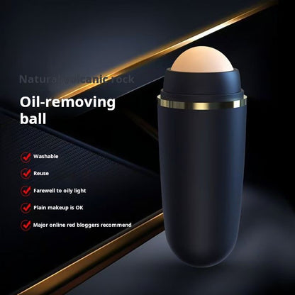 Ultra volcanic stone oil absorbing ball, oil absorbing ball, pore shrinking makeup, oil removal, oil absorption and beauty stick, portable