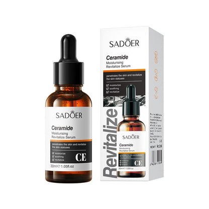 SADOER Ceramide Moisturising Revitalize Serum For Intensive Hydration, Improve Rough Skin, Like Vitamin C, Moisturising, Soothing and Rivitalizing