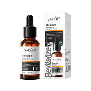 SADOER Ceramide Moisturising Revitalize Serum For Intensive Hydration, Improve Rough Skin, Like Vitamin C, Moisturising, Soothing and Rivitalizing