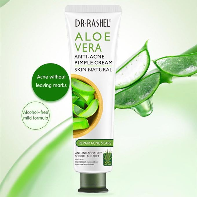Dr. Rashel Aloe Vera Anti-Acne Pimple Cream - Repair Acne Scars, anti-inflammatory, Minimize Aperture, Promote Cell Regeneration