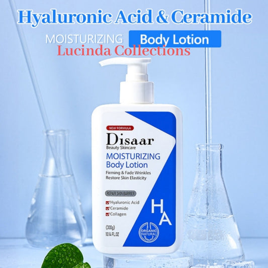 Hyaluronic Acid Cream , Lotion , Facial Wash , Soap Moisturizing Brightening Cleansing Face Body Skin HA Ceramide Amino Acid Shea Butter - Disaar