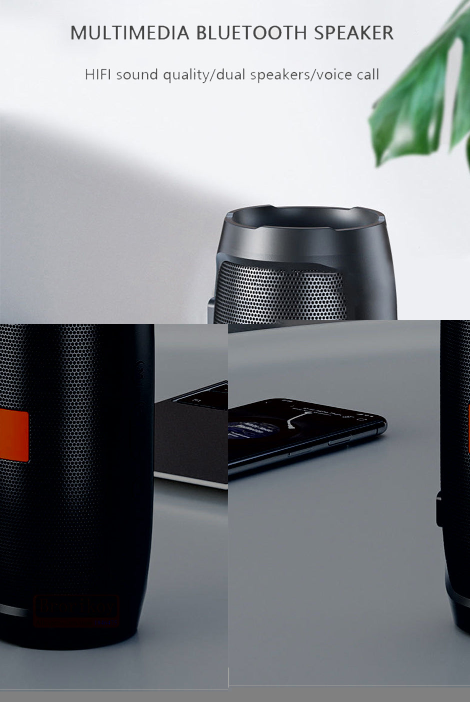 Bluetooth Accessories Waterproof Subwoofer Portable Bluetooth Wireless Speaker Surround Loudspeaker TF Card AUX Sound Box TWS USB Flash Drive Wireless Speakers