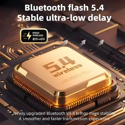 New Arrivals TWS Gaming Earphone Wireless Bluetooth 5.4 Earphone With Mic Bass Audio Sound 9D Stereo Music HiFi Headset For Gamer All Phones