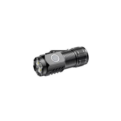 Strong Light Three-eye Rechargeable Flashlights Portable Long-lasting LED Light Multi-speed Adjustment Strong Light Long Shot Outdoor Lighting Torches Camping Light Emergency Work Light