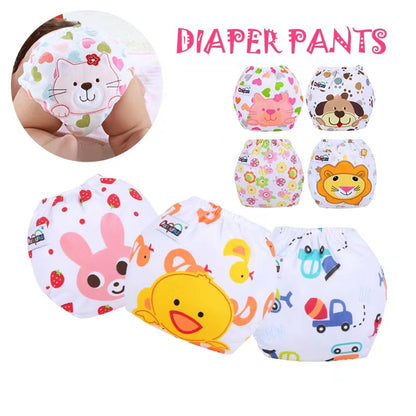 Baby Washable Diappers Waterproof Potty Training Pants Baby Toddler Kid Underwear Cloth Diaper