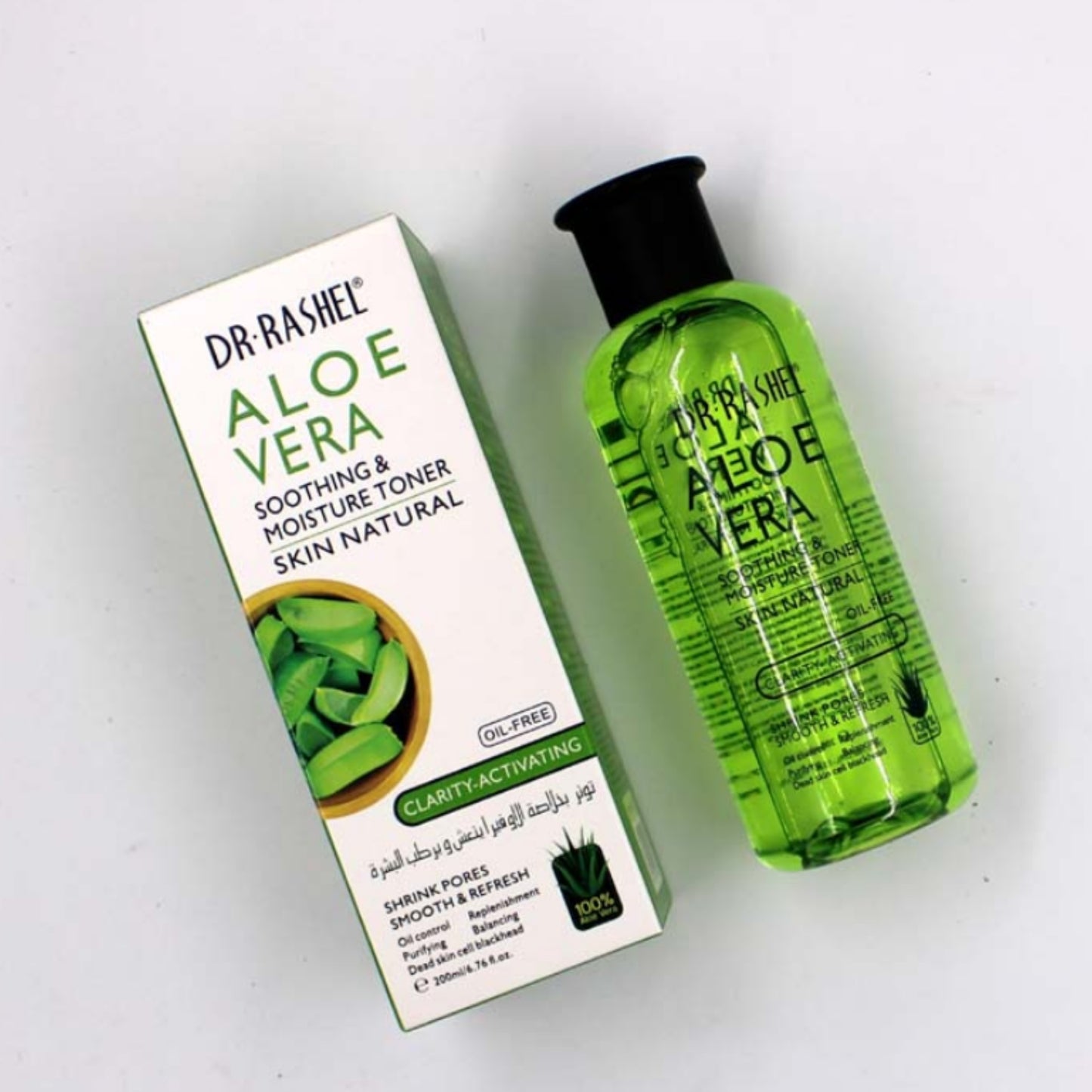 Dr. Rashel Aloe Vera Natural Skin Soothing & Moisture Toner - Shrinking pores Purifying Oil Control Balancing