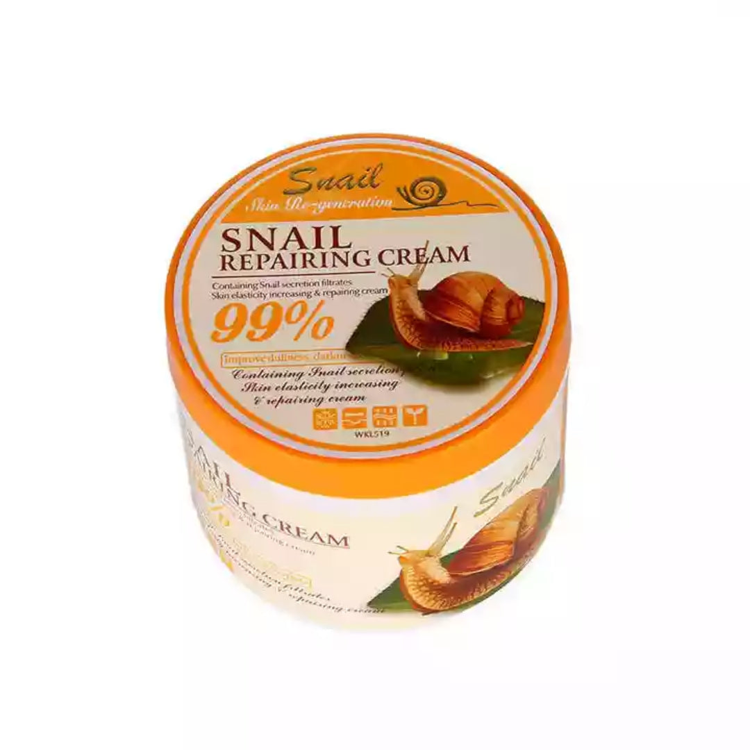 Snail Repairing Lotion + Cream - 550 ML & 115G - Fruit of the Wokali - Skin Regeneration Elasticity Improve Dullness. dark Spots Professional Care